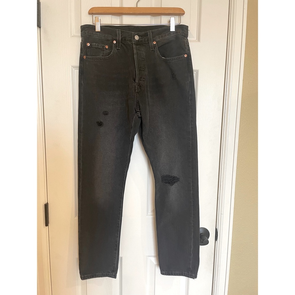 Levi's 501 black denim jeans